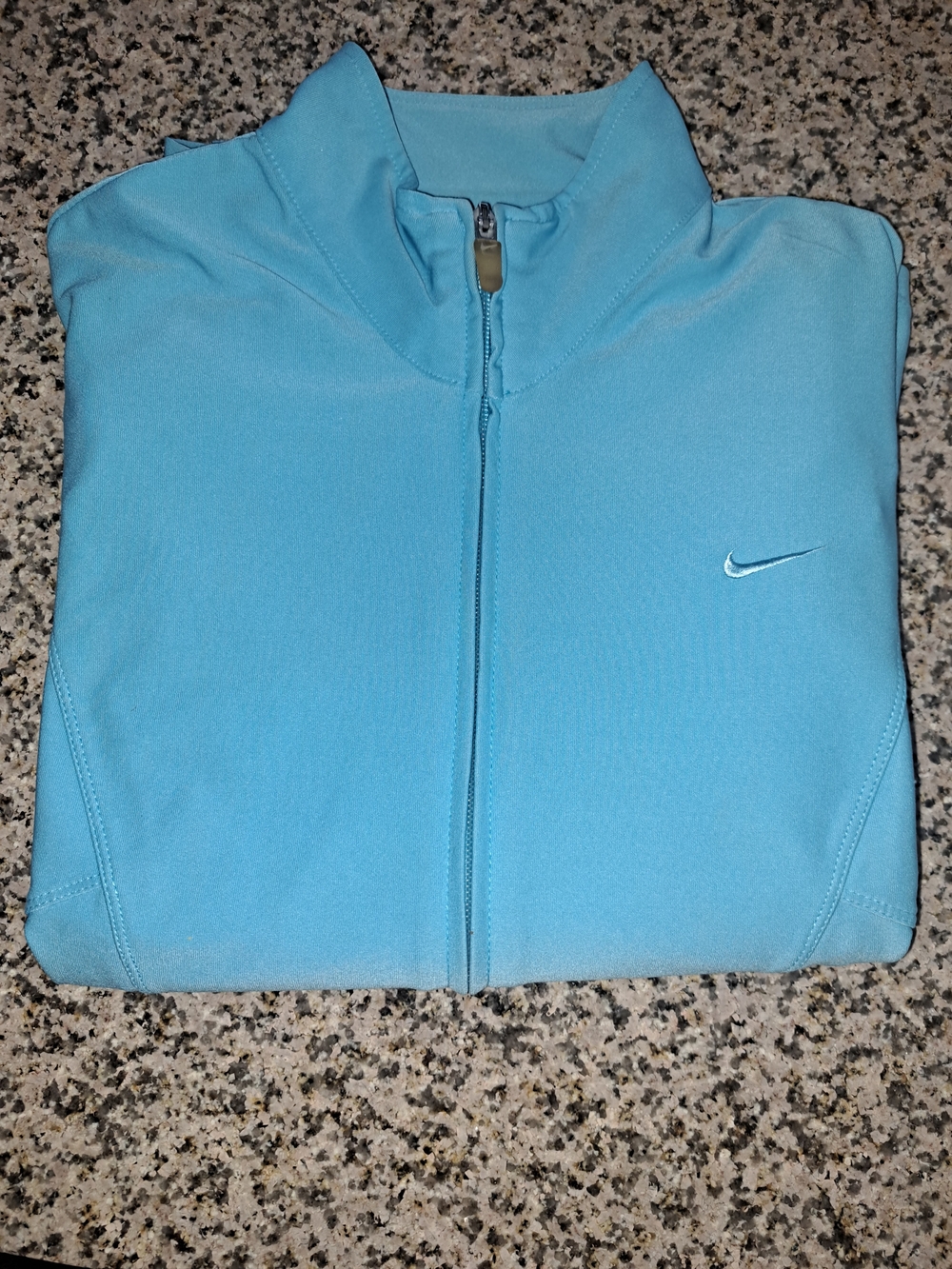 Nike Sky Blue Full-Zip Athletic Jacket